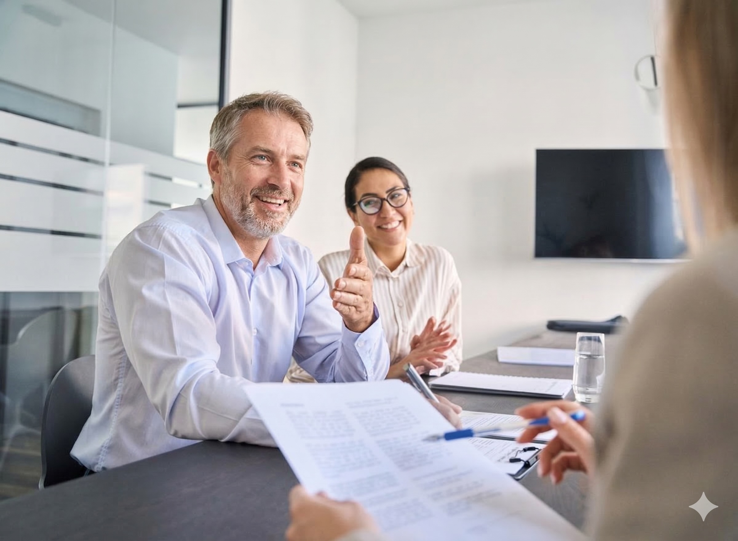 Board room strategy session
